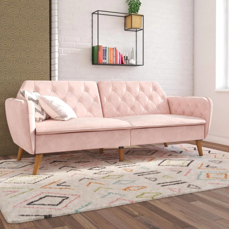 Foam Futon Convertible Couch Folding Sofa Bed